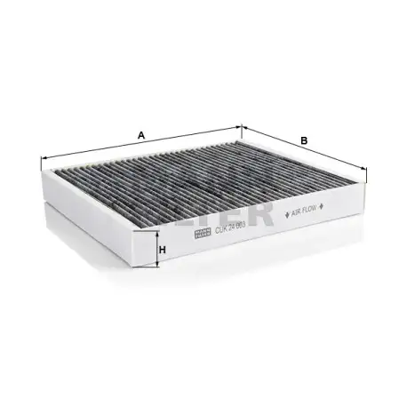 Filtro aria abitacolo adsotop MANN-FILTER CUK 24 003 MANN-FILTER CUK 24 003