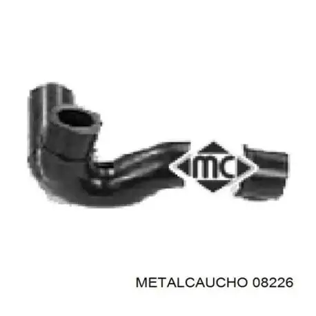 Tubo, valvola di ricircolo gas METALCAUCHO 8226 METALCAUCHO 08226